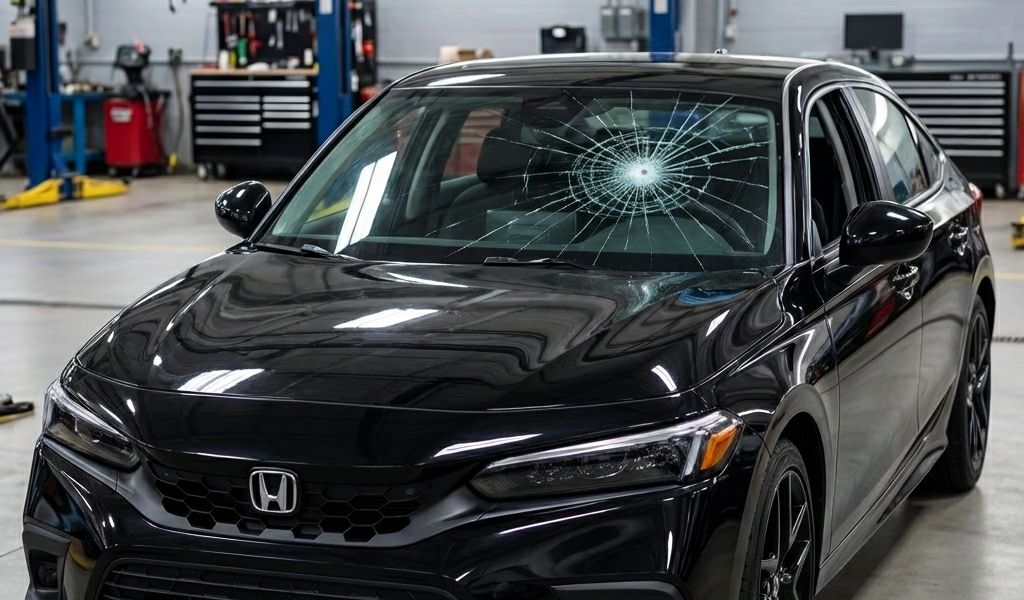 auto glass replacement needed on honda
